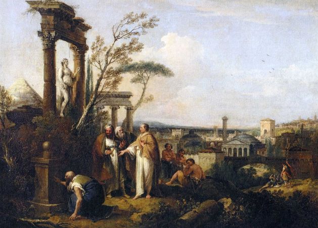 Francesco Zuccarelli, Cicero Discovers The Tomb of Archimedes, 1747