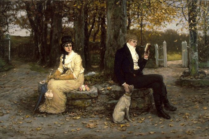 George Henry Boughton, The Waning Honeymoon, 1878