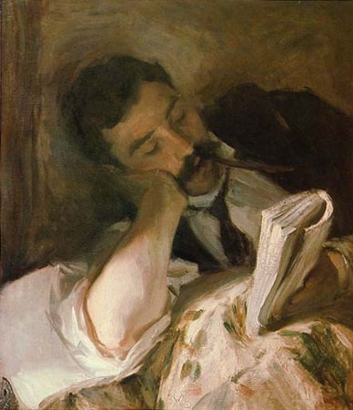 John Singer Sargent, Man Reading