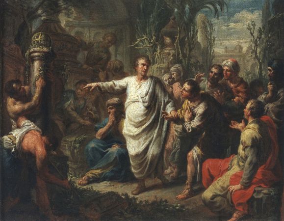 Martin Knoller, Cicero Discovering The Tomb of Archimedes, 1775