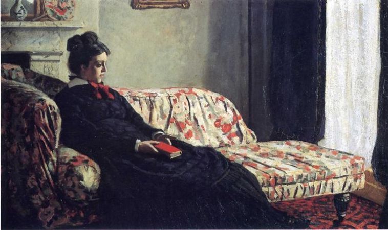 Meditation, Claude Monet, 1871