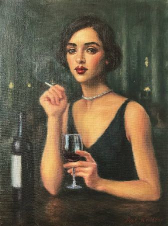 Pat Kelley, Woman With Red Wine