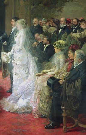 Detail from the Civil Marriage, Henri Gervex, 1881
