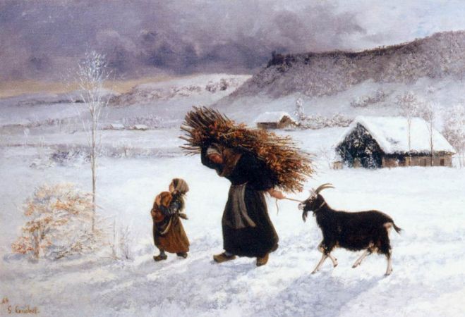 Gustave Courbet, Poor Woman Of The Village, 1866