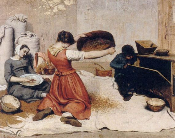 Gustave Courbet, The Grain Sisters, 1855