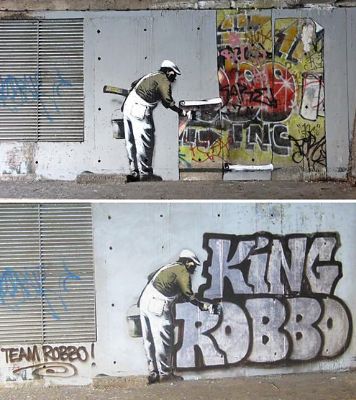 banksy king robbo
