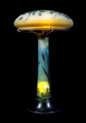 Émile Gallé, Dragonfly Lamp, 1900