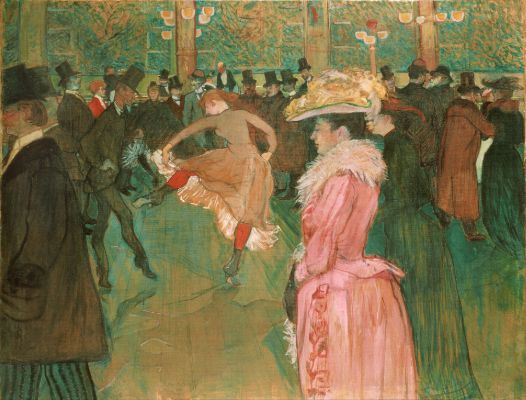 Henri de Toulouse-Lautrec, At the Moulin Rouge, The Dance, 1890