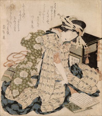 hokusai, Courtesan Asleep, 1800
