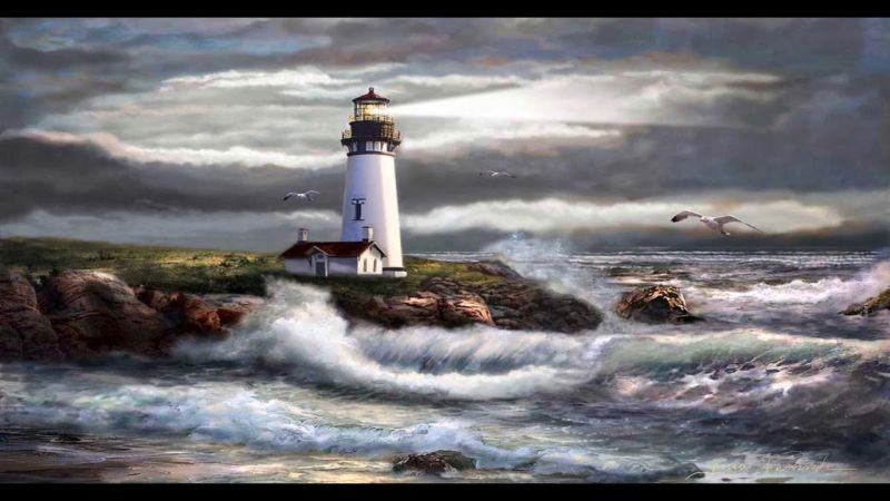 Regina Femrite, Oregon Lighthouse Beam Of Hope I