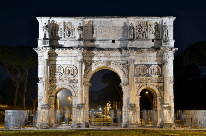 Konstantin Kemeri (Arco di Costantino), Roma, İtalya