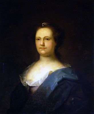 Benjamin Wilson, Portrait of Deborah Read, 1758-59