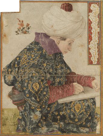 Gentile Bellini, A Seated Scribe, 1479-81