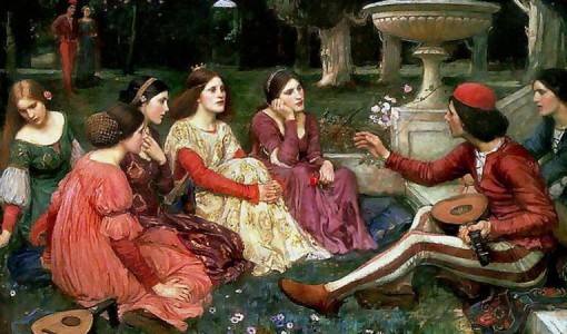 John William Waterhouse, A Tale from the Decameron, 1919