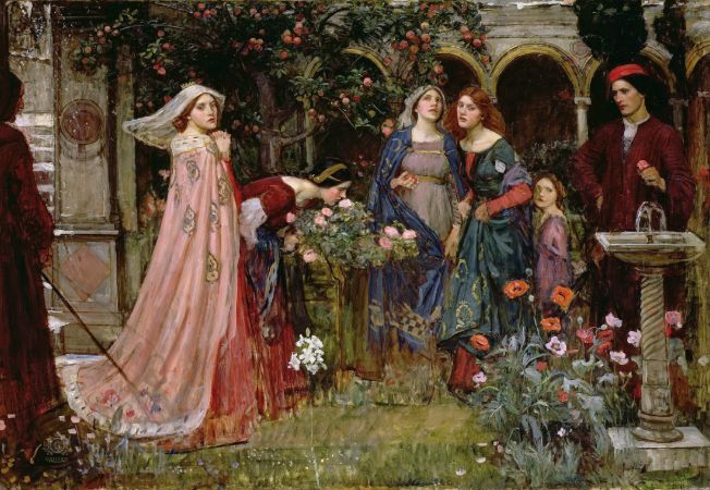 John William Waterhouse, The Enchanted Garden, 1916-17