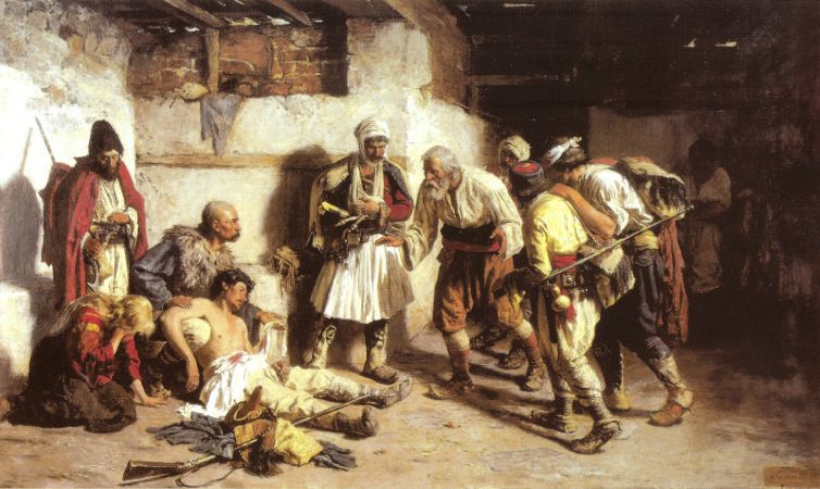 The Wounded Montenegrin , 1882