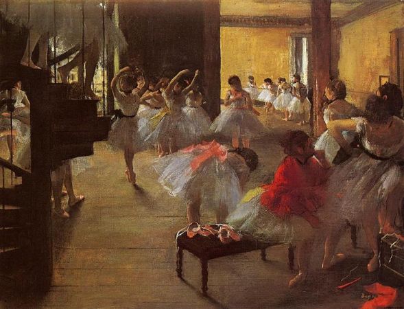 Edgar Degas, The Dance Class, 1873