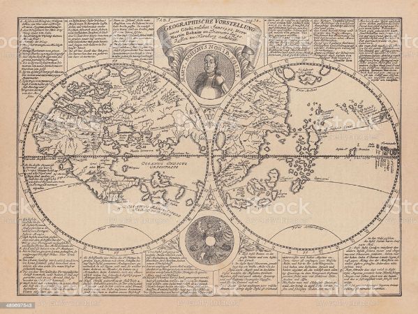 Martin Behaim Dünya haritası (1)