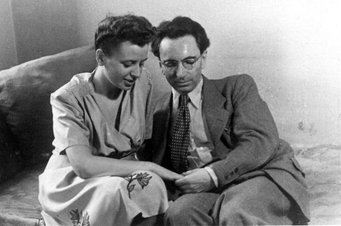 İkinci eşi Eleonore Katharina Schwindt ile, 1948