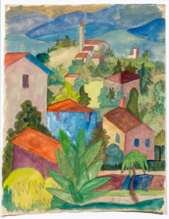 Herman Hesse, Tincio Landscape, 1924