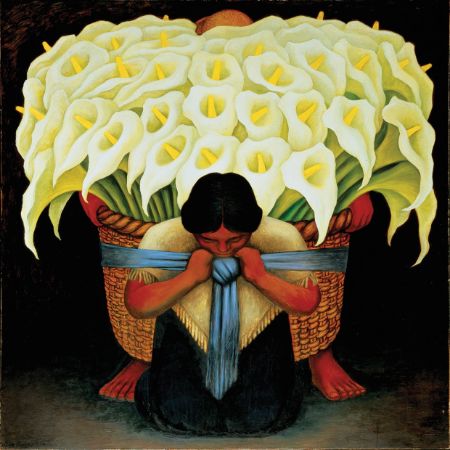 Diego Rivera, The Flower Seller, 1942