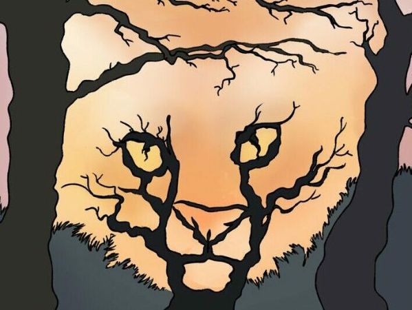 Gün batımında üç ağaç ya da bir kedinin yüzü