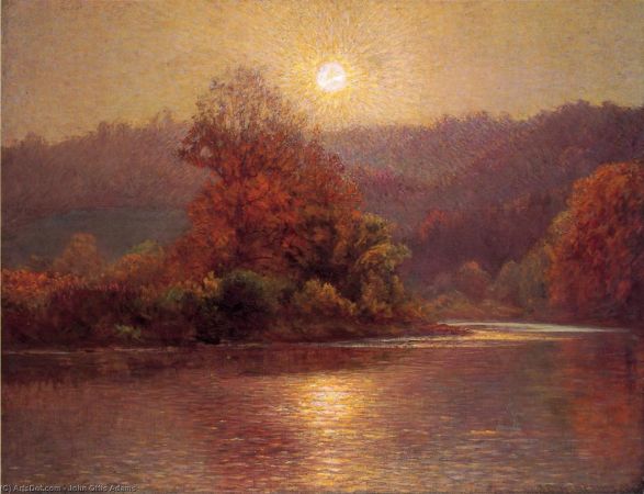 John Ottis Adams, The Closing of an Autumn Day, 1901