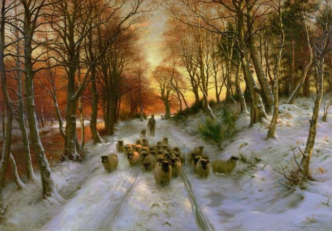 Joseph Farquharson, Glowed with Tints of Evening Hours