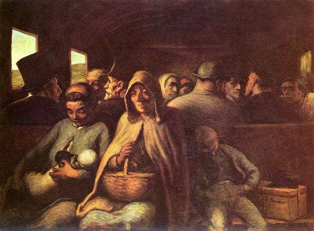 Honoré Daumier, Le Wagon de Troisième Classe