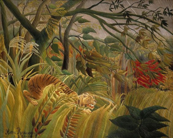 Tiger in a Tropical Storm (Surprised),