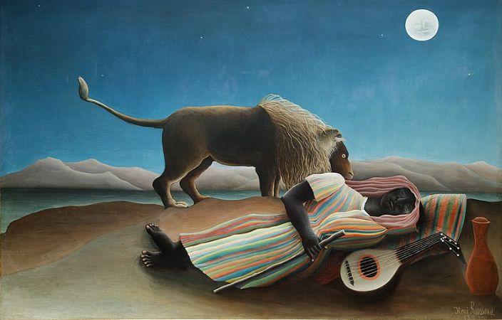 Henri Rousseu, The Sleeping Gyps