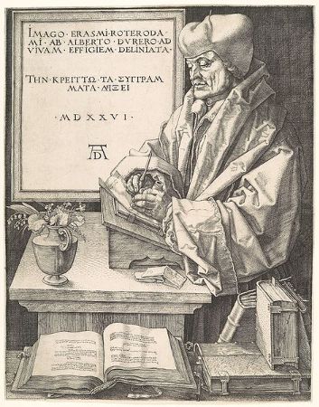 Albrecht Dürer, Erasmus of Rotterdam, 1526