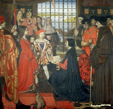 Frank Cadogan Cowper, Erasmus And Thomas More Visit The Children Of King Henry Vii At Greenwich, 1499