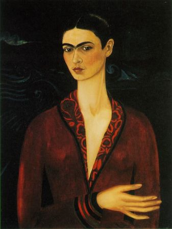 Frida Kahlo, Self Portrait In A Velvet Dress, 1926