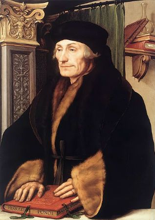 Hans Holbein, Portrait of Erasmus, 1523