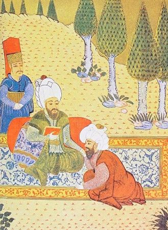 Nakkaş Nakşi, Fatih Sultan Mehmed. Molla Ali Kuşçi ile birlikte,
