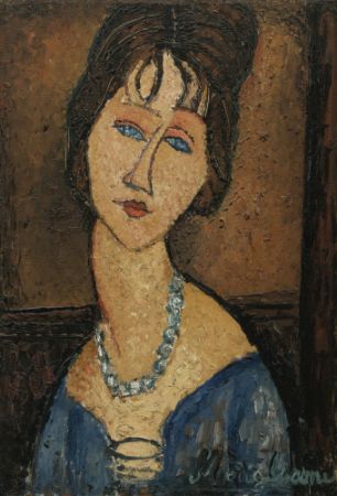 Amedeo Modigliani, Portrait de Jeanne Hébuterne au Collier,