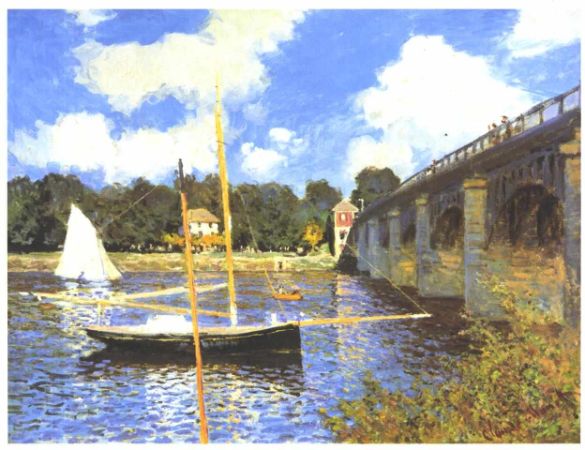 Claude Monet, The Bridge At Argenteuil, 1874_