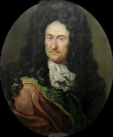 Johann Friedrich Wentzel, Portrait of Gottfried Leibniz,  1700