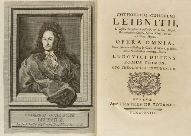 Lepniz'in Opera omina, 6 Bde'nin 1768 basımı