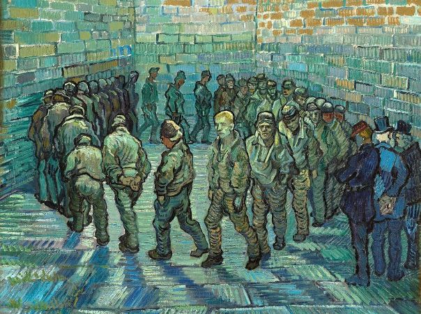 Van Gogh,  Prisoners Exercising , Also Known as Prisoners Round,