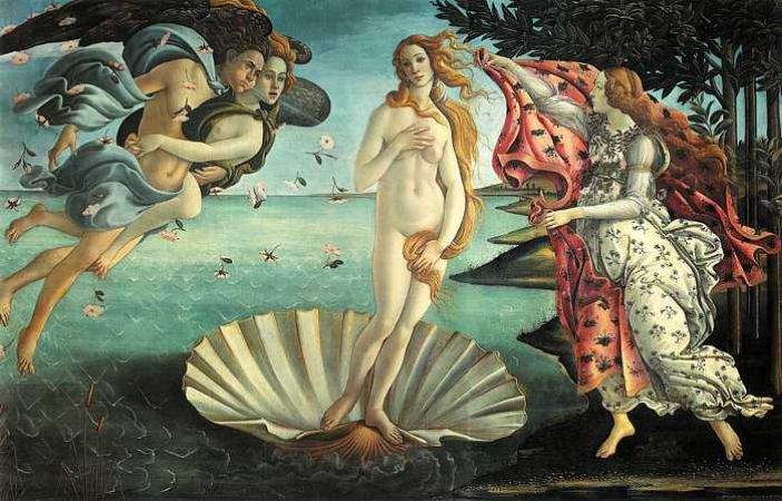 Sandro Botıcellı, The Birth of Venus, 1484-86