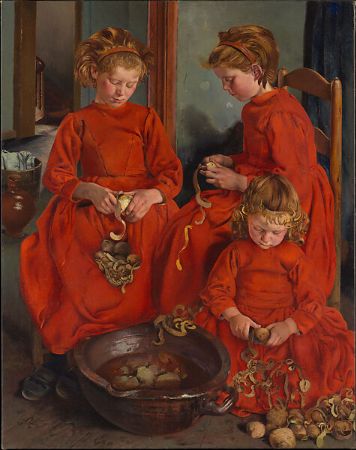 Léon Frédéric, The Three Sisters, 1896