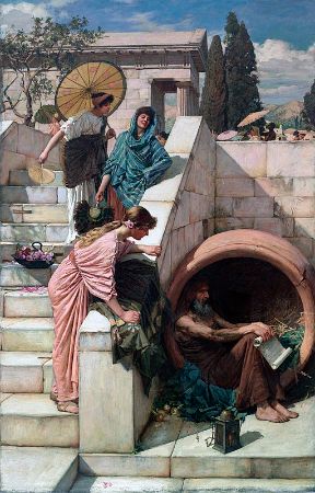 John William Waterhouse , Diogenes, 1882